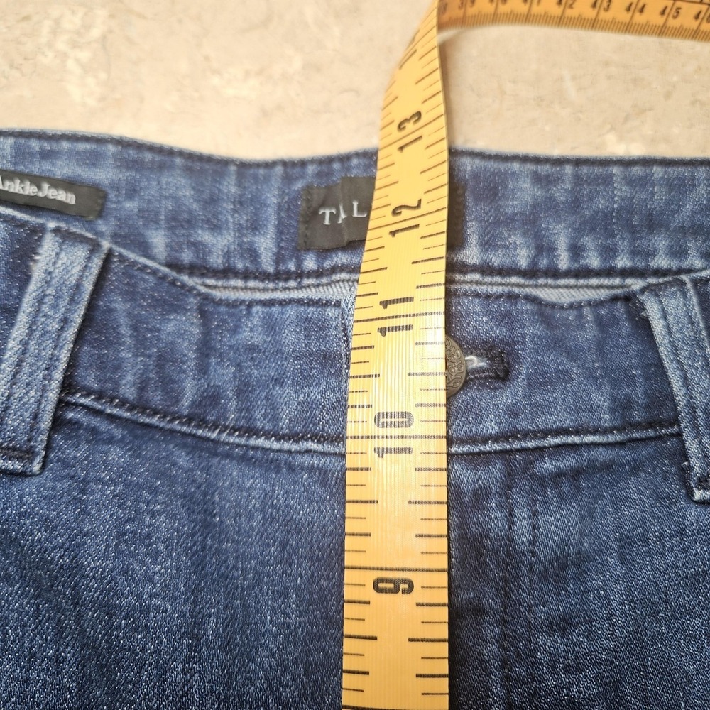 Talbots Jeans Women 10 High Waist Straight Ankle Side Stripe Njormcore Classic‎ - Picture 9 of 12
